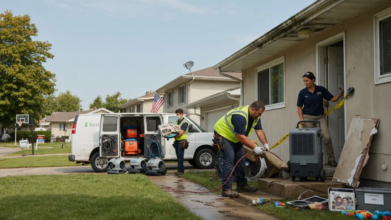 Water Damage Restoration in Russell, IL near me